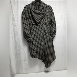 Garnet Hill Asymmetrical Boiled Wool Coat. Ladies Size 8